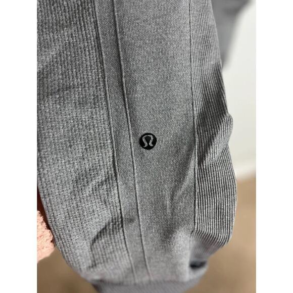 Lululemon Ebb To Street Seamless Athletic Gym Pants Heathered Slate Gray Size 6 - Picture 4 of 5